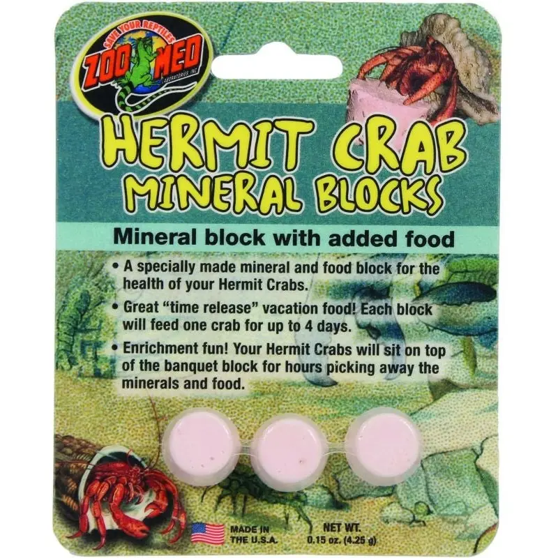 Zoo Med Mineral Blocks With Added Food 3 Blocks