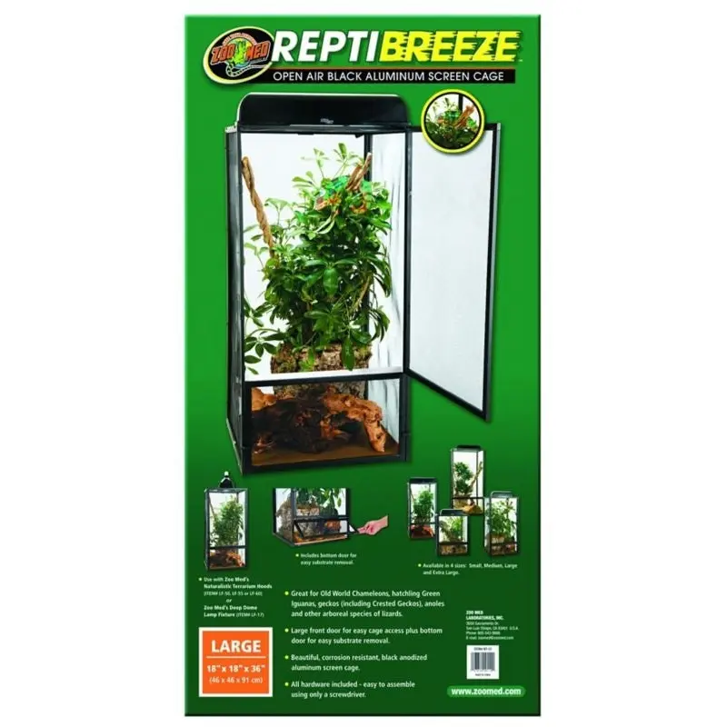Zoo Med Reptibreeze Screen Cage Large