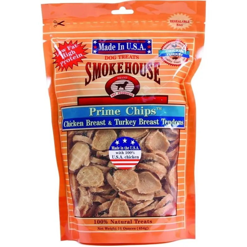 Smokehouse USA Prime Chips Turkey Dog Treat