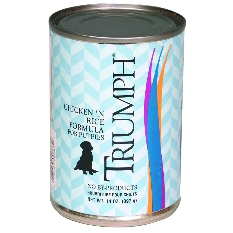 Triumph Puppy Formula Canned Dog Food Case