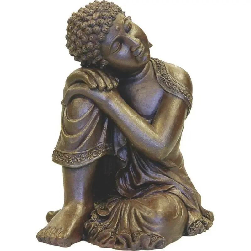 Blue Ribbon Resting Buddha Aquarium Decoration