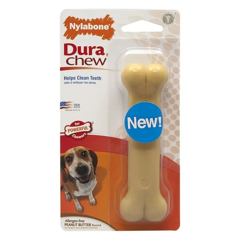DuraChew Peanut Butter Bone Dog Toy