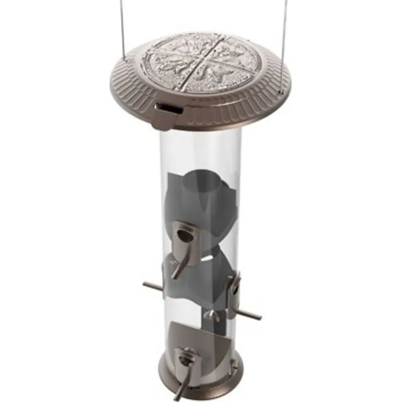Natures Dlx Wide Funnel Flip Top Feeder 16.5x8x8