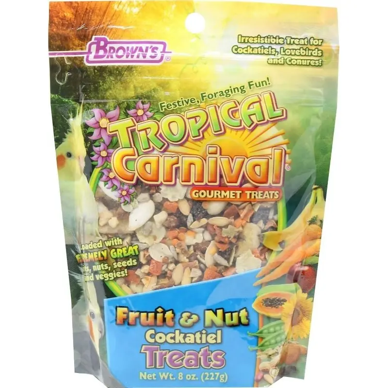 Tropical Carnival Fruit and Nut Cockatiel Treat