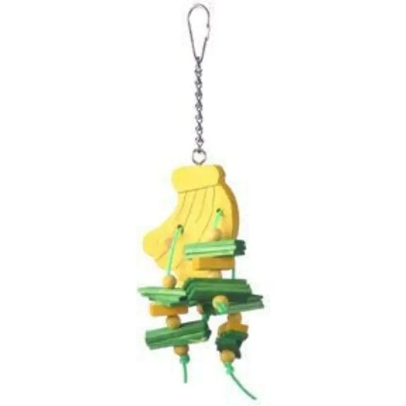 Happy Beaks Banana Bird Toy Small