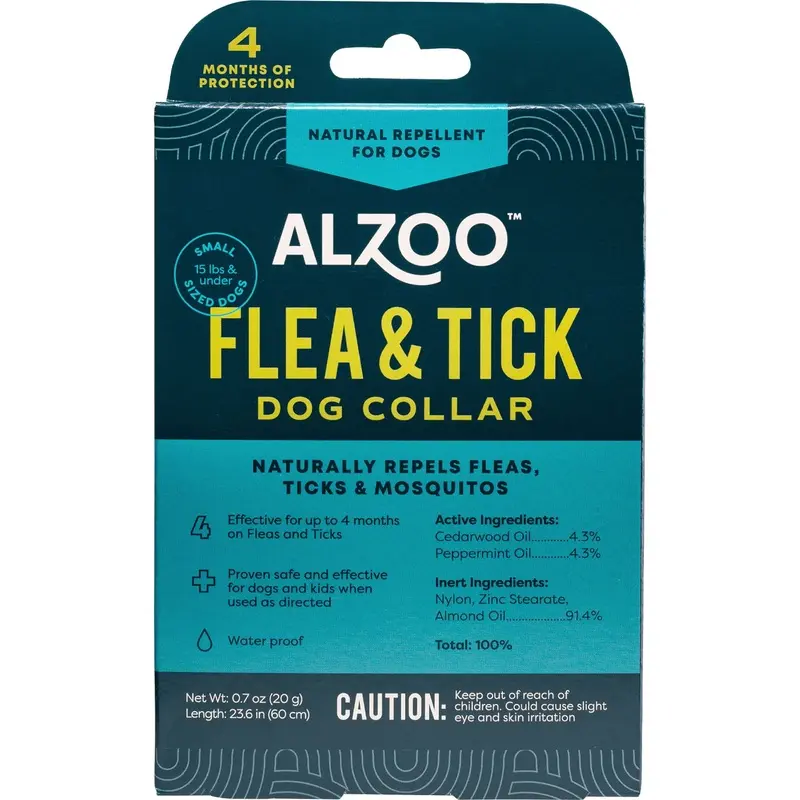 Alzoo Plant Based Flea And Tick Dog Collar