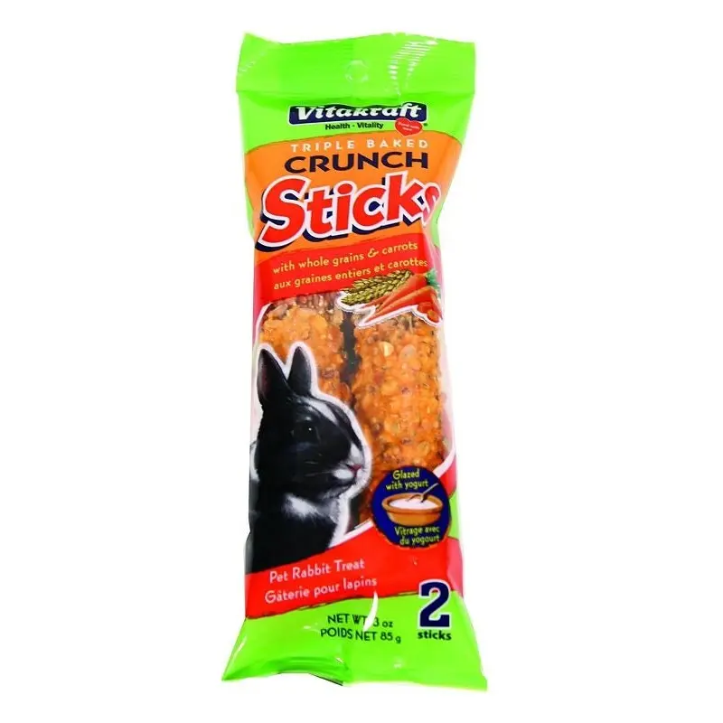 Vitakraft Crunch Stick Rabbit Treat Carrot