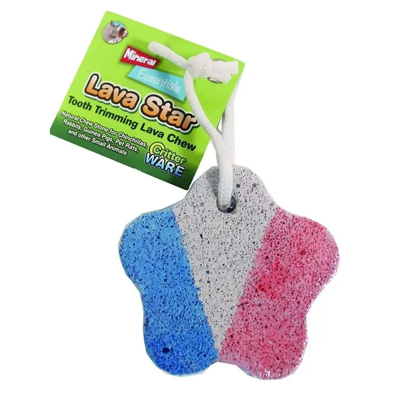 Mineral Essentials Lava Star Sm Animal Chew 3.5in