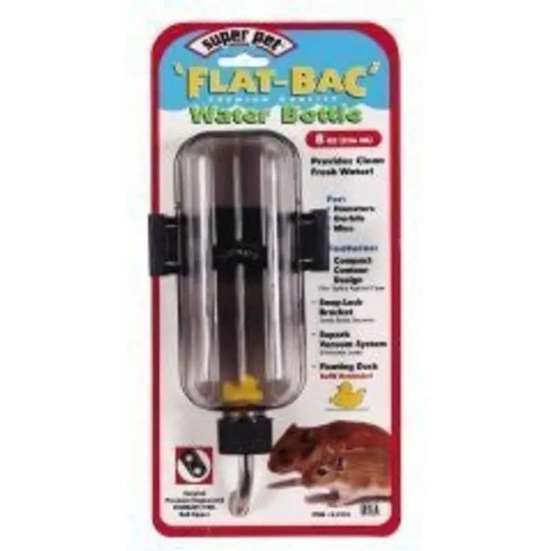 Hamster Water Bottle 6.5 x 8.5 x 9.25 Clear