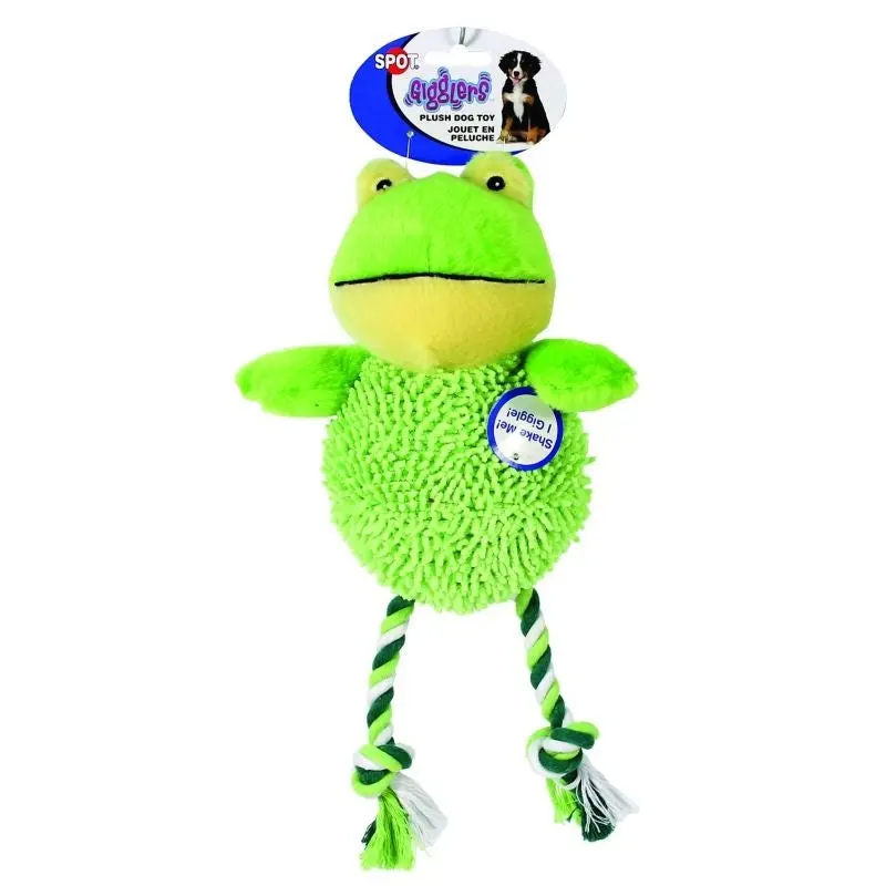 Spot Giggler Plush Water Critter Plush Dog Toy 12