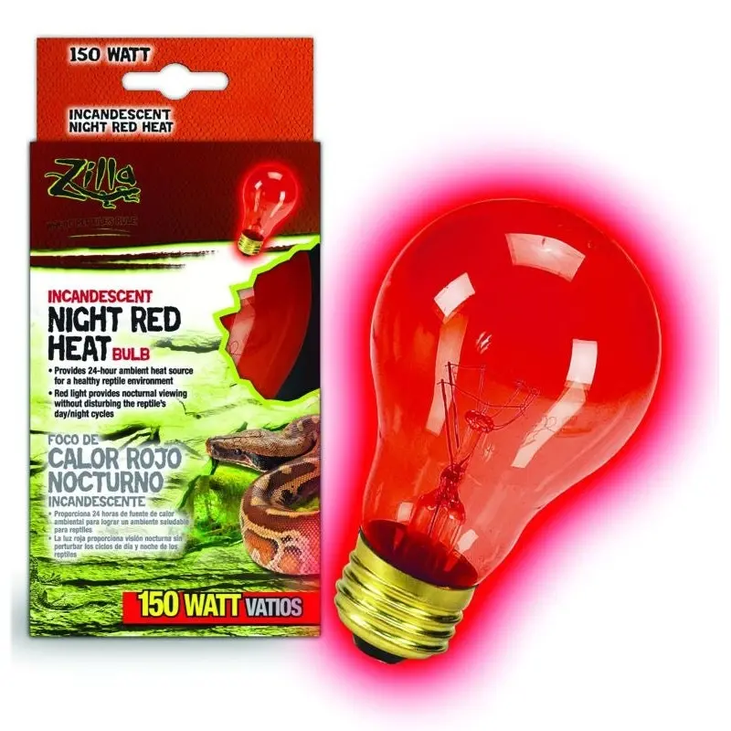 Zilla Night Red Incandescent Bulb 150 Watt