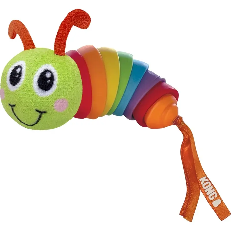 KONG Bat-A-Bout Clackz Caterpillar