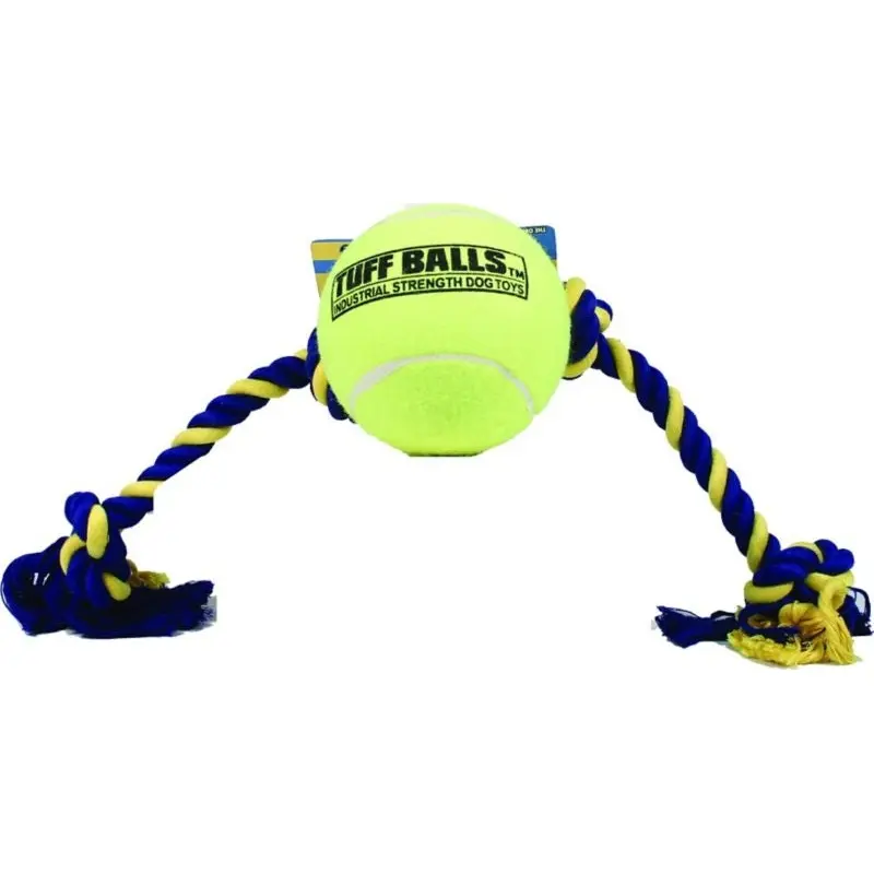 Petsport Usa Mega Tuff Ball Tug Dog Toy 6 Yellow