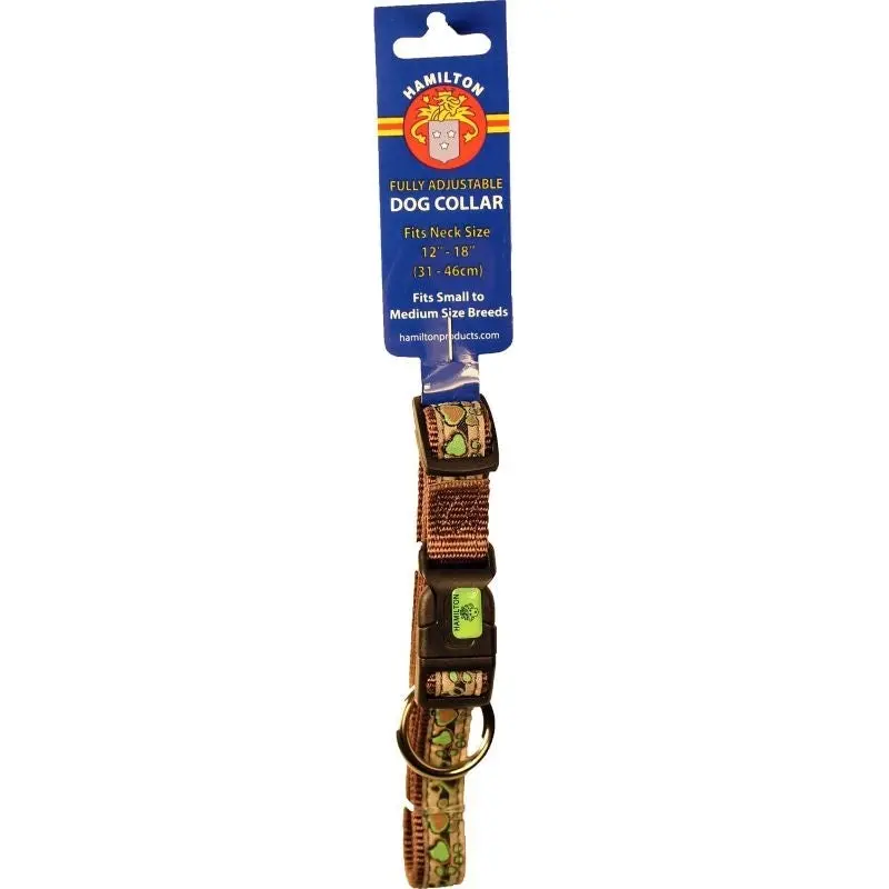 Ribbon Overlay Adj Dog Collar 5/8x12-18 GrnNeonPas