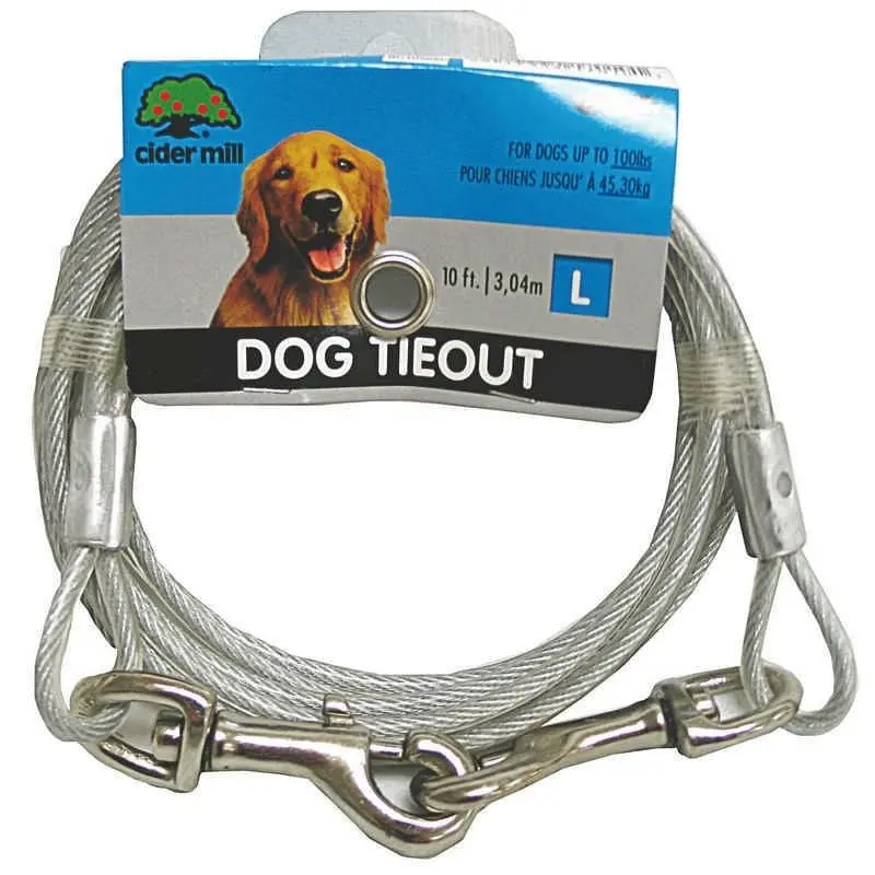 Vinyl Tieout For Dogs 10 Ft Clear