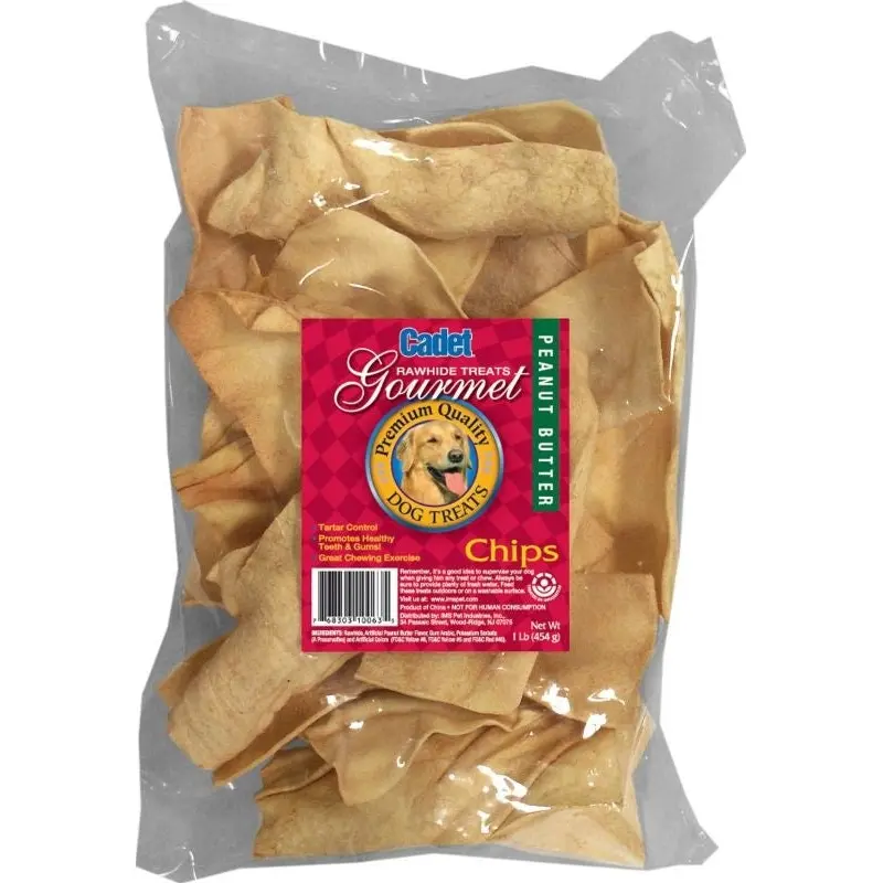 Cadet Rawhide Basted Chips Value Pk-Pnb 1lb