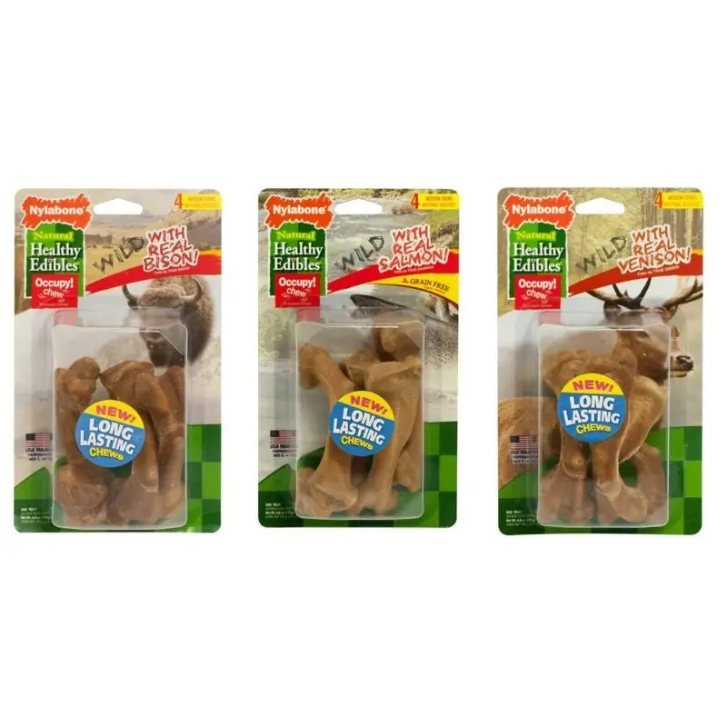Nylabone Healthy Edibles Wild Venison SM 4 pack