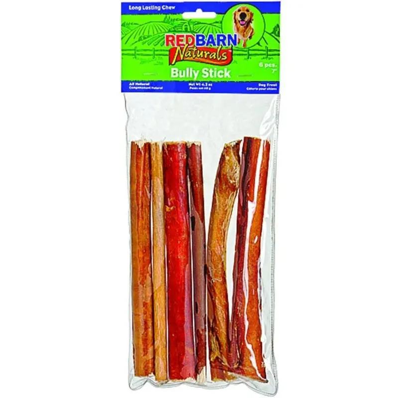 Red Barn Natural Bully Sticks 7/6 Pack