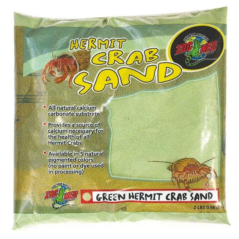 Hermit Crab Sand Substrate 2 lbs Green
