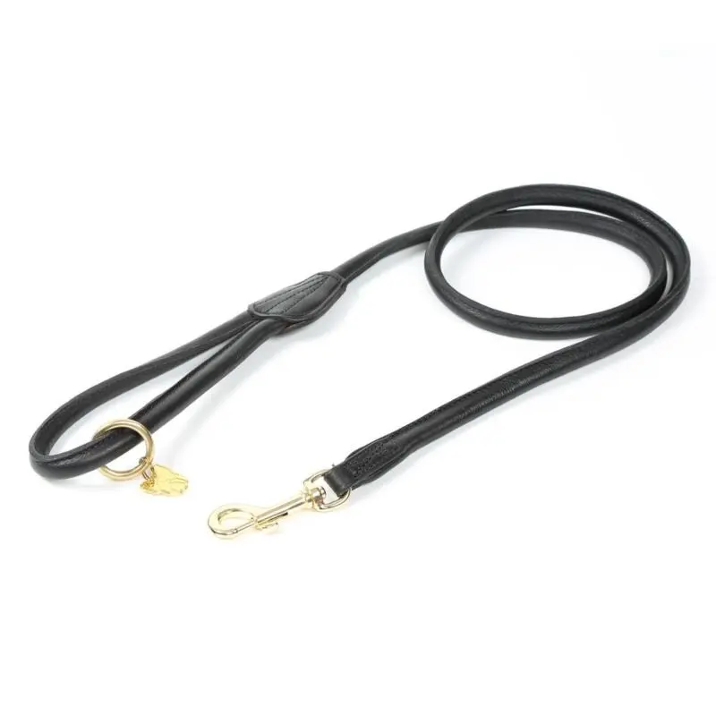 Shires Digby/Fox Rolled Leather Dog Lead