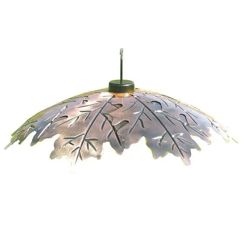 Brushed Copper Leaf Weather Shield 18.5Diax5H