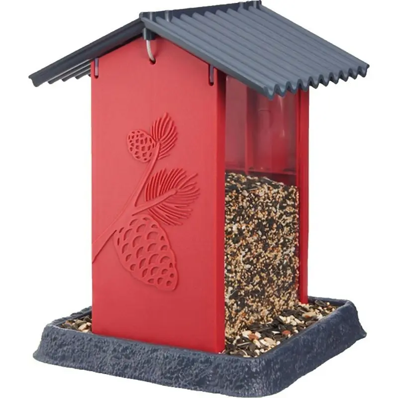 Pinecone Birdfeeder 8x8x11 Red