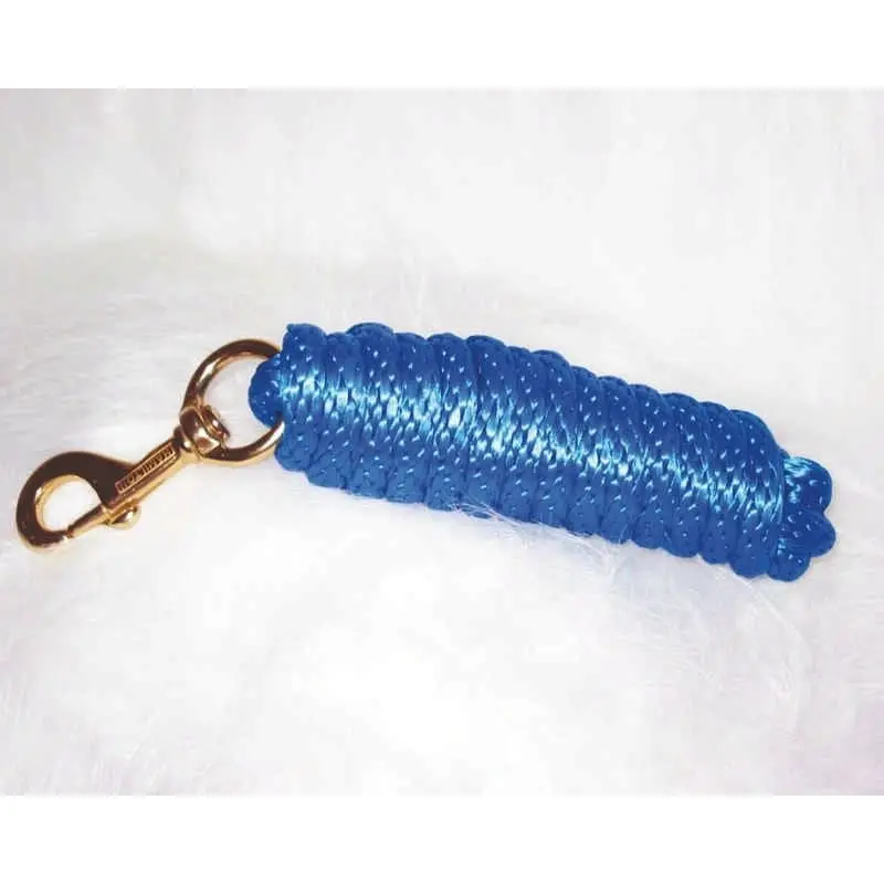 Rope Lead With Bolt For Dogs 10 Ft Blue
