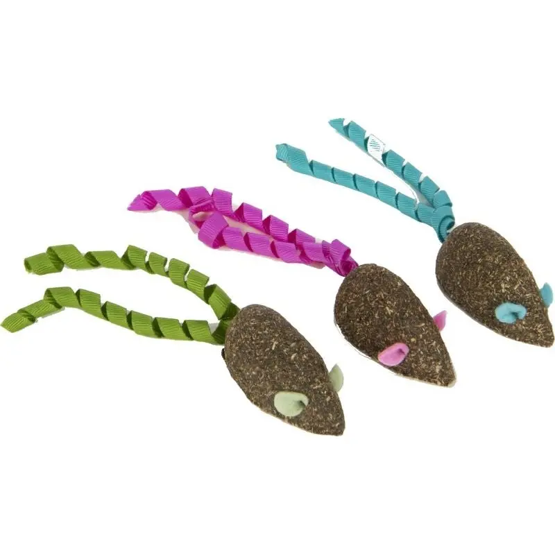 Smartykat Magic Mice Catnip And Ribbon Cat Toys