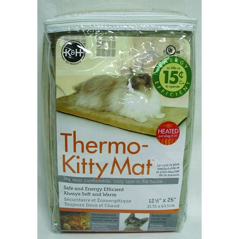 Thermo Kitty Square Mat 12.5in X 25in