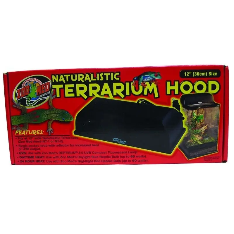 Zoo Med Reptisun Fluorescent Hood 12in