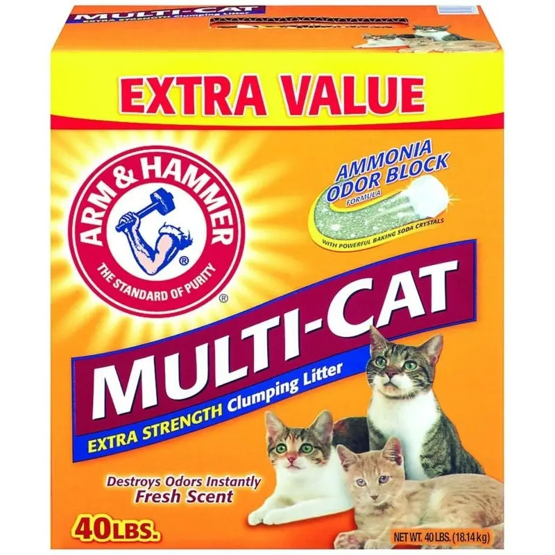 Arm / Hammer MultiCat Clumping Litter 20lb Unscent