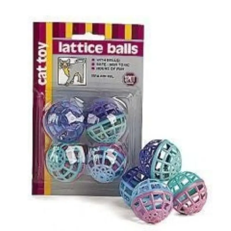 Lattice Plastic Balls With Bells 15x4.75x1