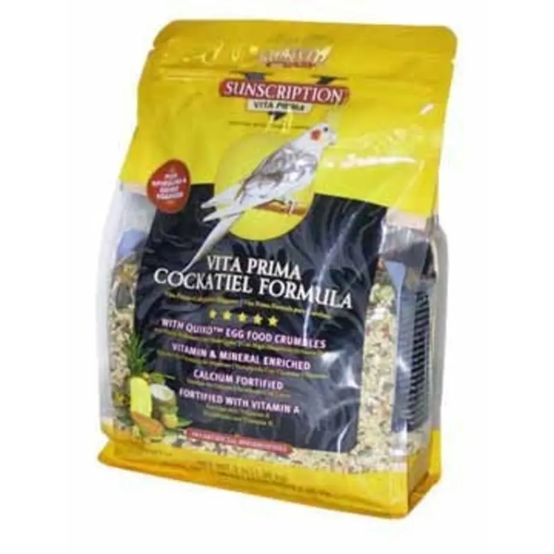 Sun Seed Vita Prima Cockatiel Bird Food 3lb