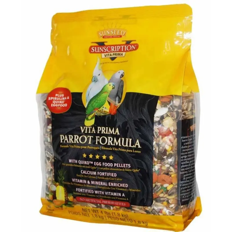 Sun Seed Vita Prima Parrot Bird Food 4lb