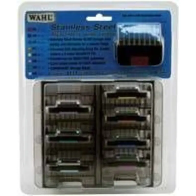 Wahl Stainless Steel Clipper Guide Combs Set of 8