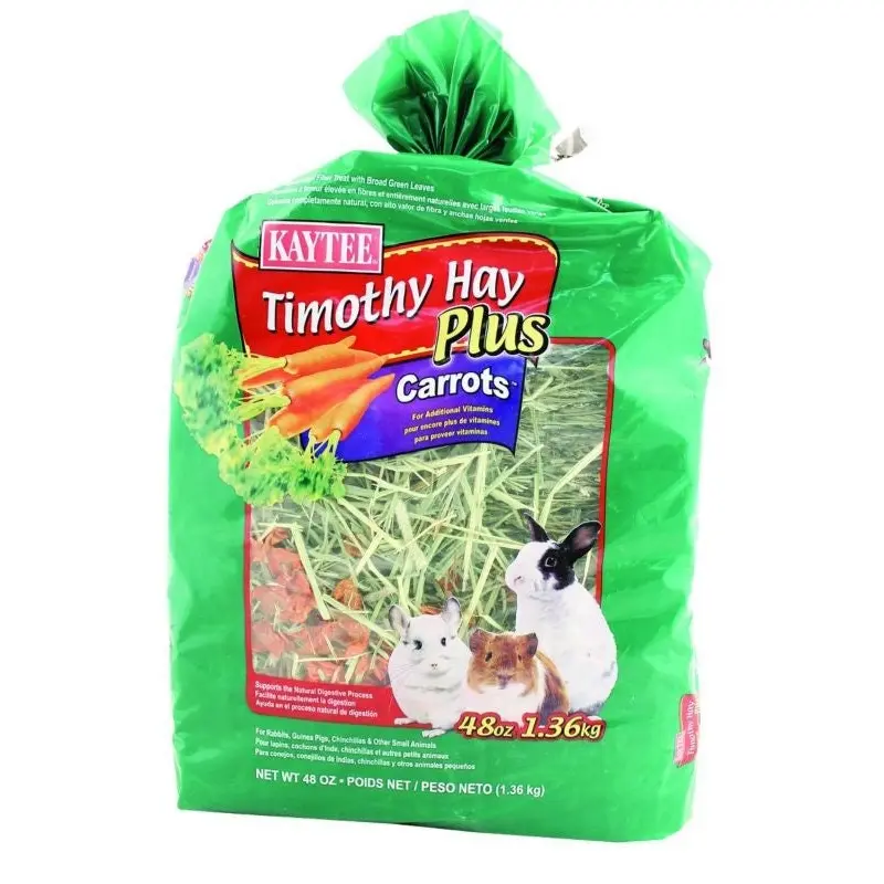 Kaytee Timothy Hay Plus Carrots 48oz.