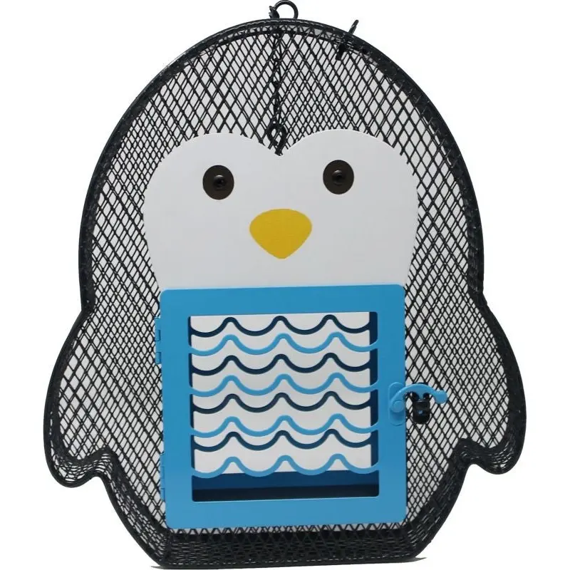 Penguin Suet And Seed Feeder Blue/White
