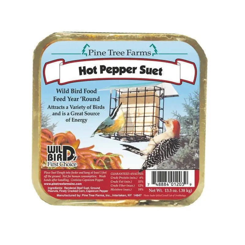 Hot Pepper Wild Bird Suet Cake 12oz Hot Pepper