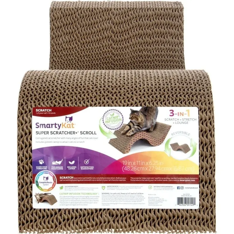 Smartykat Super Scratcher Scroll Scratcher