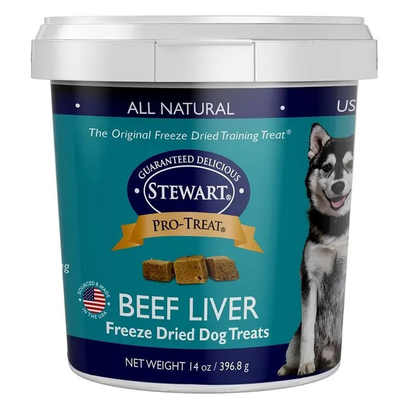 Stewart Freeze Dried Beef Liver Dog Treat