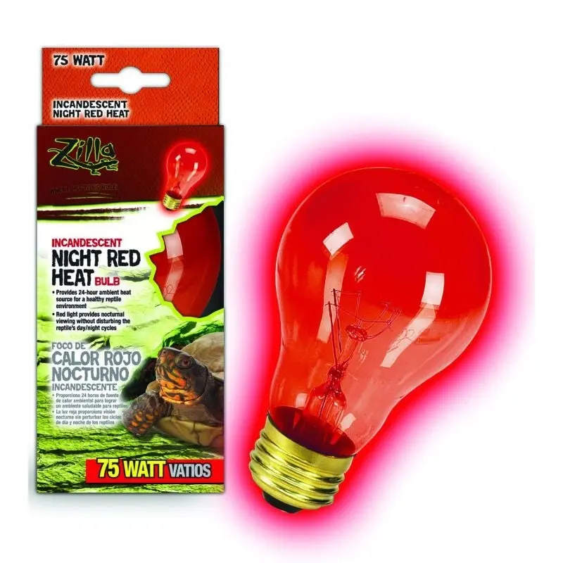 Zilla Night Red Incandescent Bulb 75 Watt