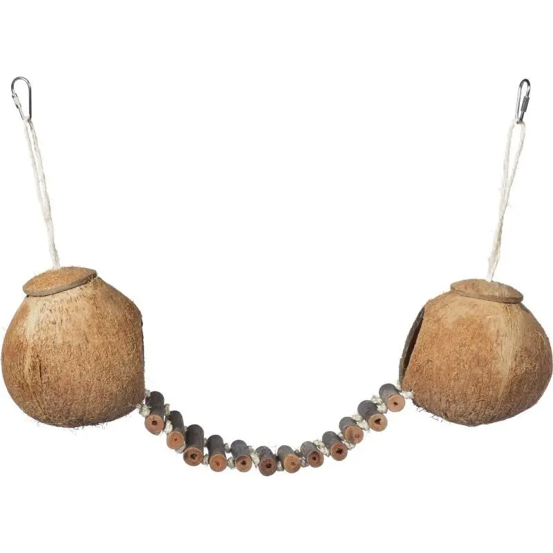 Double Coconut With Ladder 16X4X9 Nat