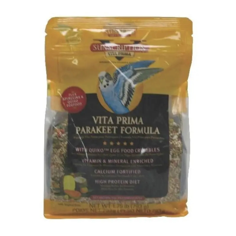 Sun Seed Vita Prima Parakeet Bird Food 1.75lb