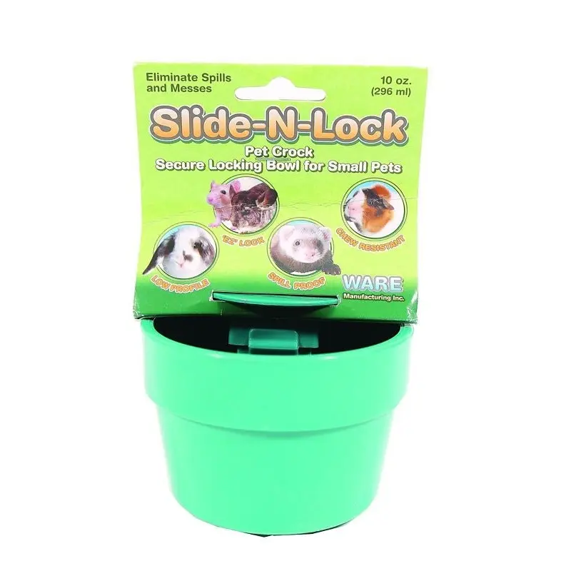 Ware Slide-N-Lock Pet Crock 10 oz. Assorted