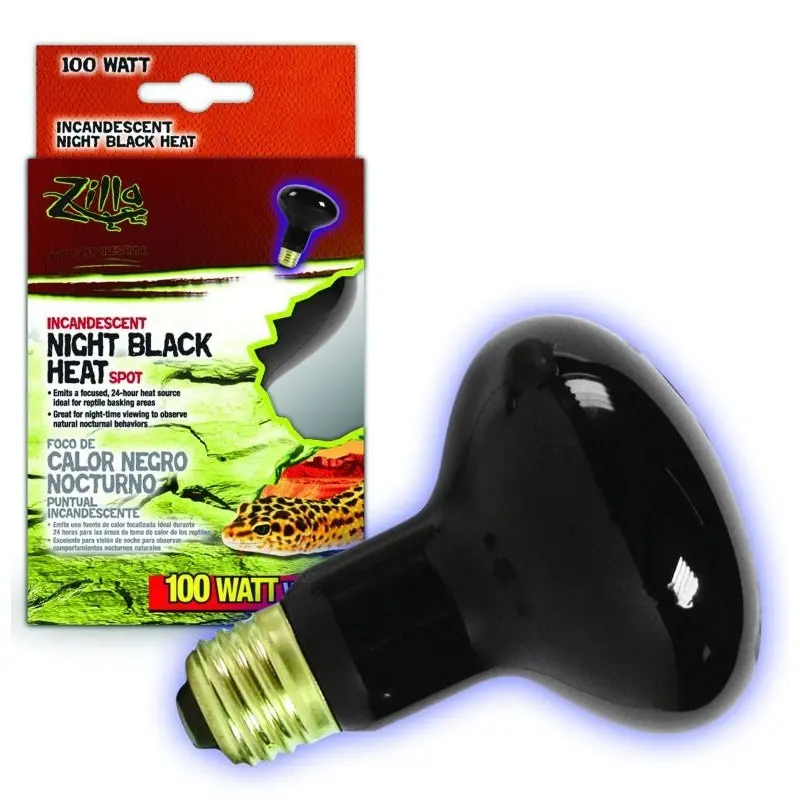 Zilla Night Black Incandescent Spot Bulb 100 Watt