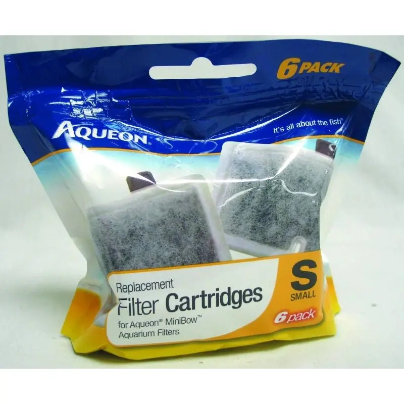 Aqueon Mini Bow Filter Cartridge Sm 6 Pk