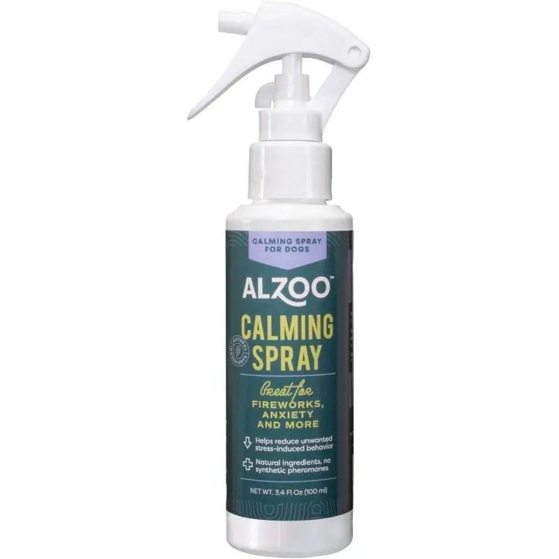 Alzoo Plant Based Dog Calming Spray 3.4 Oz