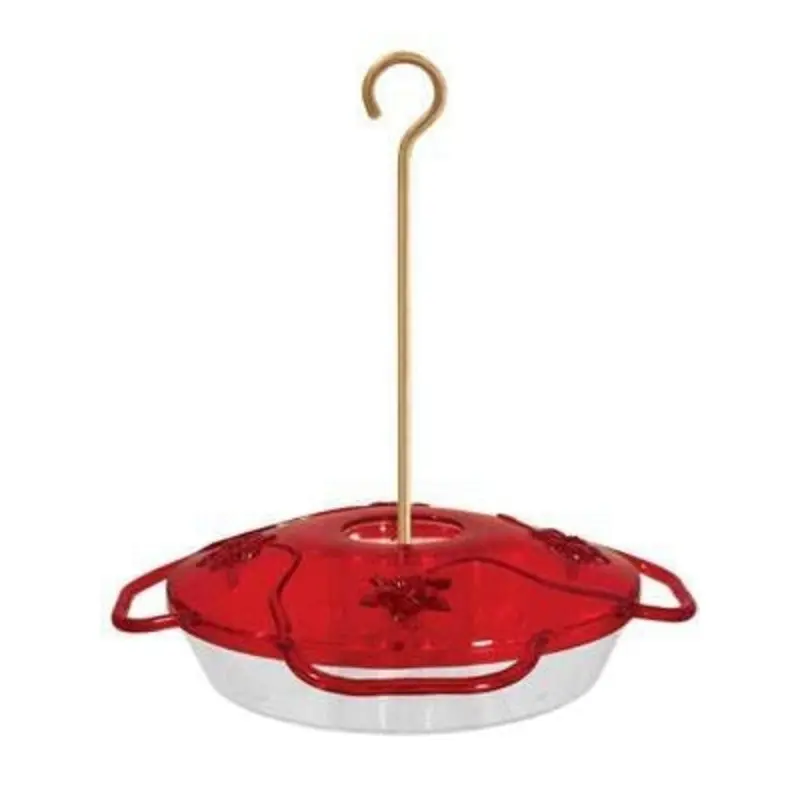 Droll Yankees 4 Flower Port Red Hummingbird Feeder