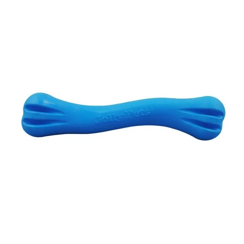 Jolly Pets Jolly Bone Dog Toy 6 inch Blue