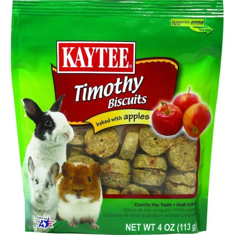 Kaytee Timothy Hay Baked Animal Treat 4oz Grn